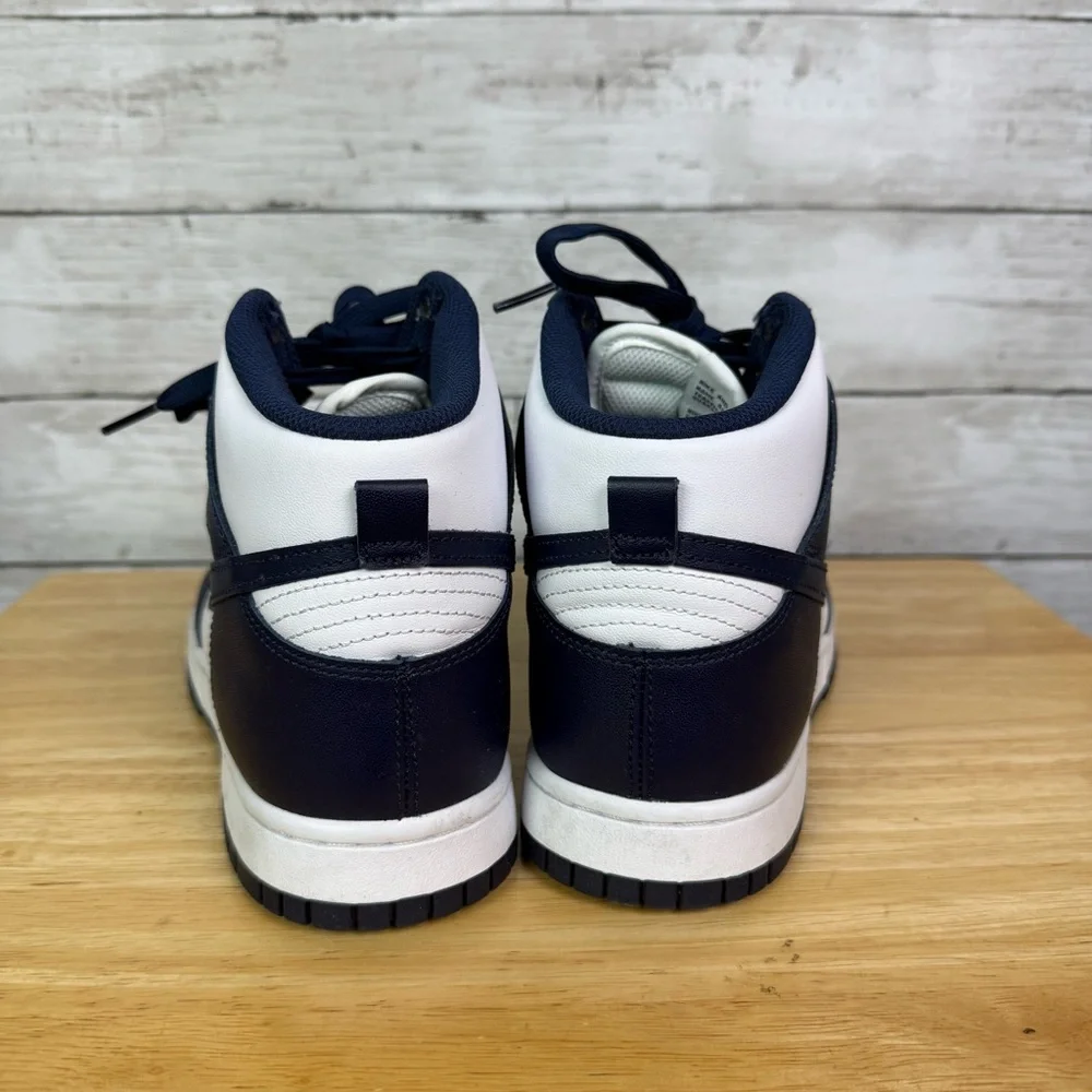Nike Dunk High Championship Navy sneakers Size 8.5